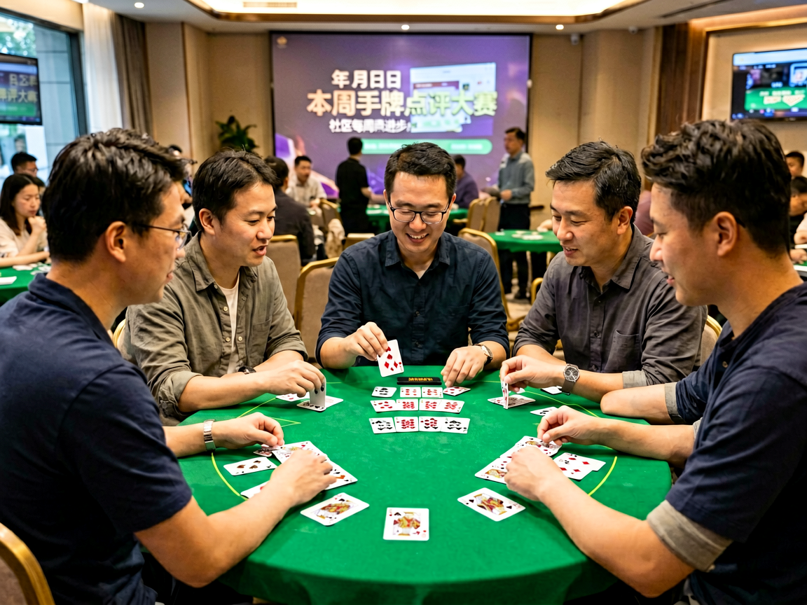 扑克社区互动场景